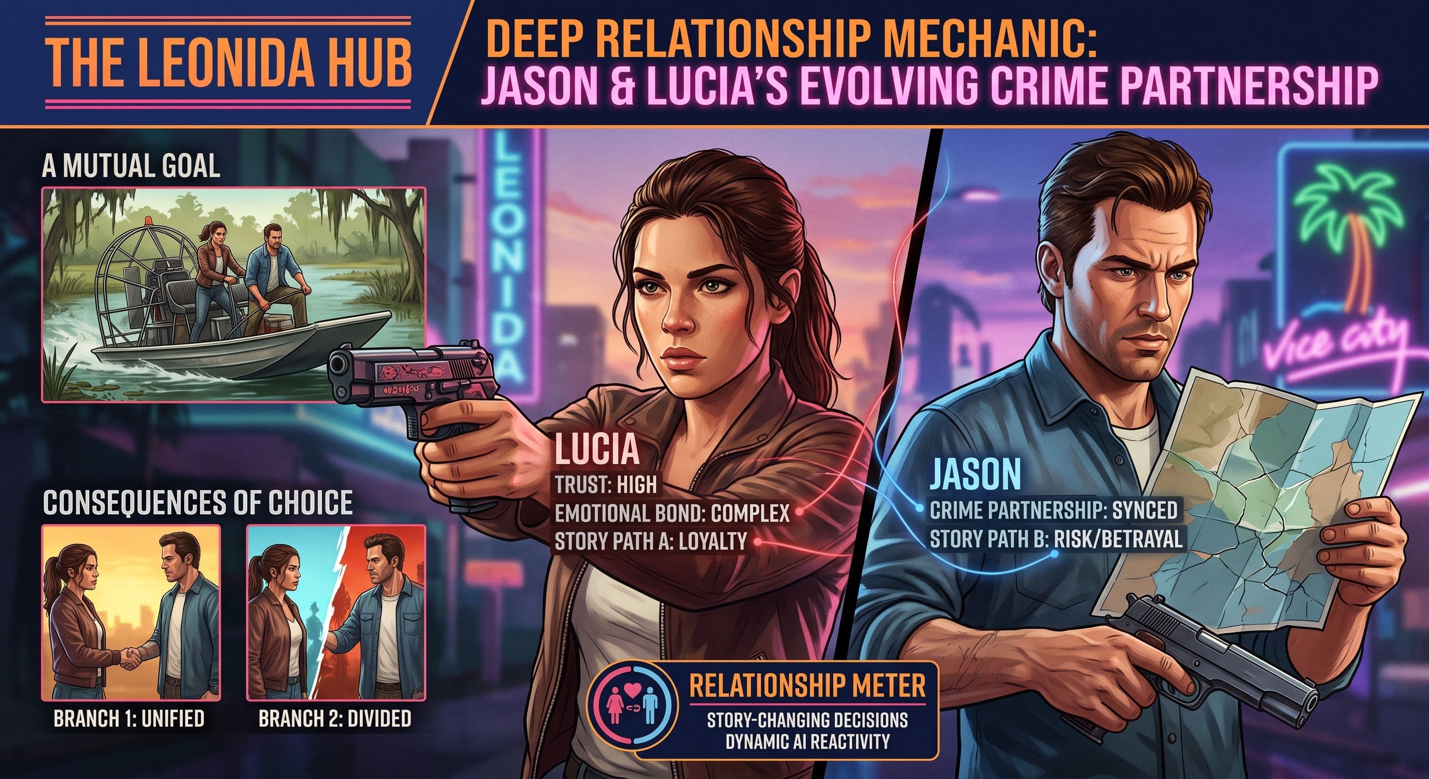 Confirmed: Deep Relationship Mechanic for Jason & Lucia