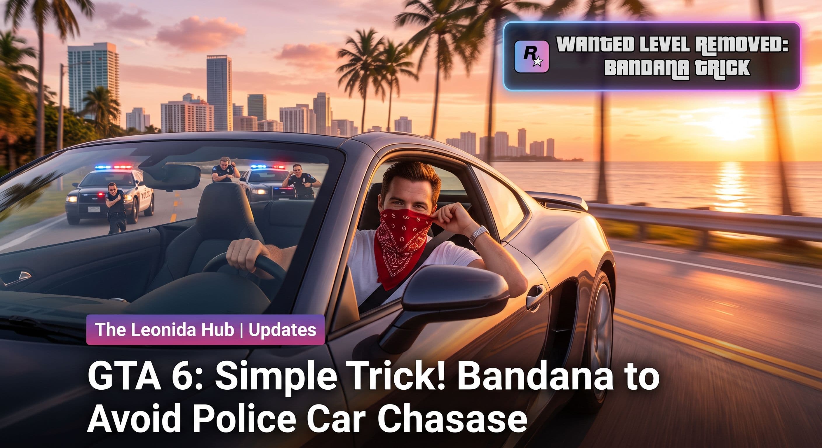 GTA 6 Has a Simple Trick to Avoid a Police Car Chase