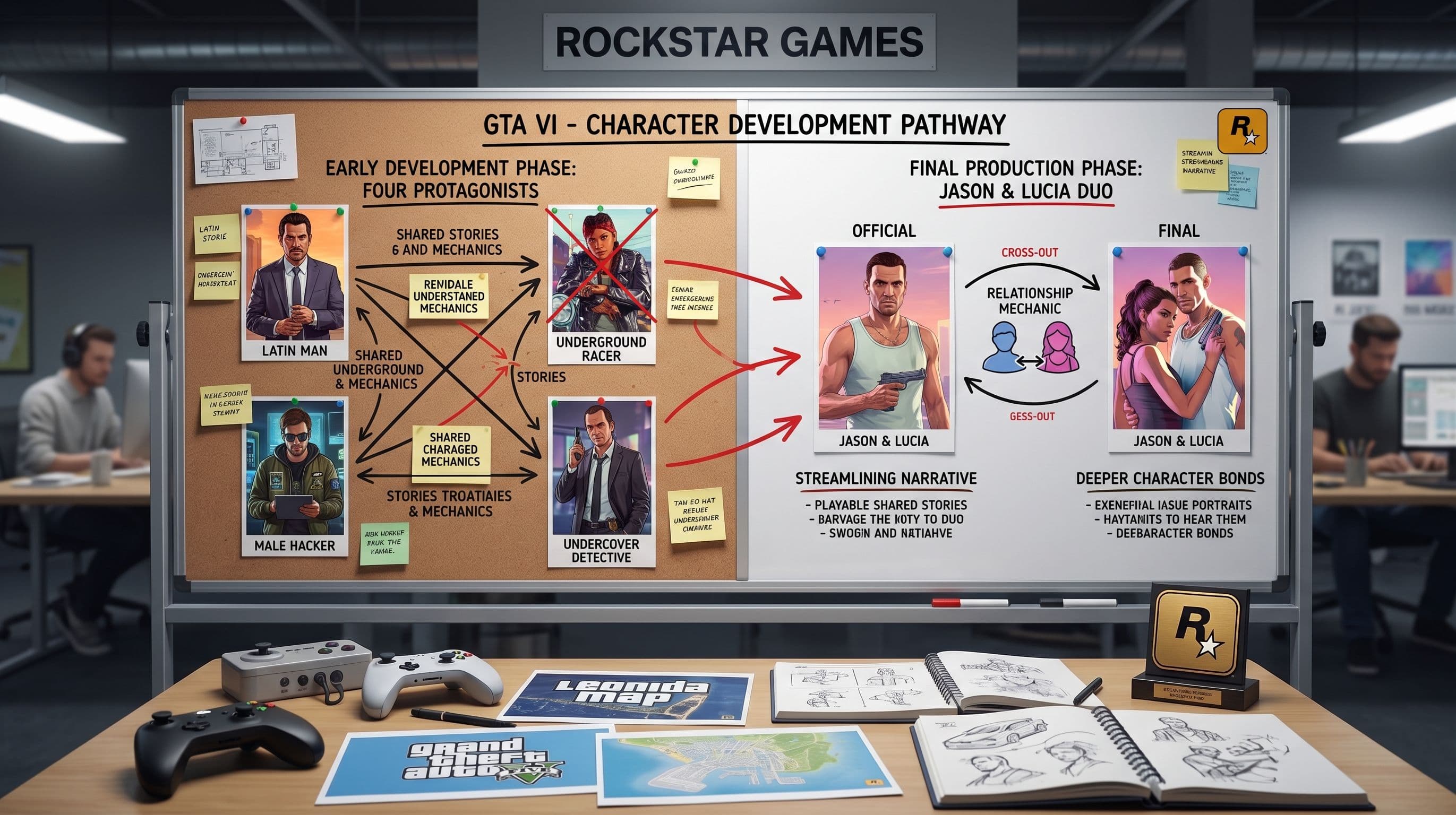 GTA 6 Nearly Had Four Playable Characters Before Finding Its Bonnie and Clyde Duo
